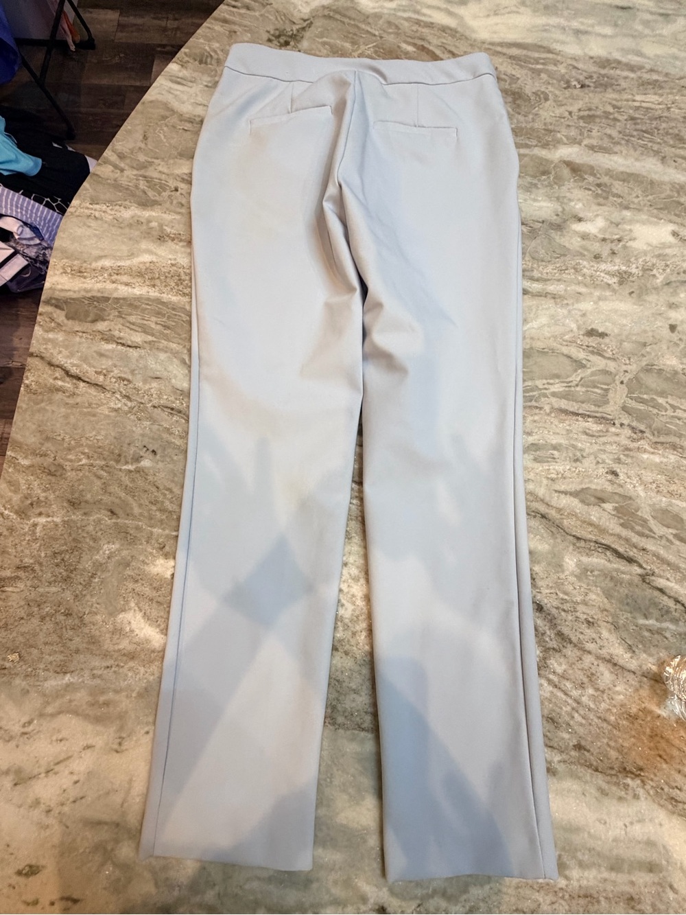 Nicole Miller NY Gray Dress Pants Women’s Small Straight Leg Career Work Stretch - Picture 6 of 9